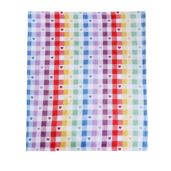 Bundle 2 NWT Valentines Day plush throws - Picture 4 of 11